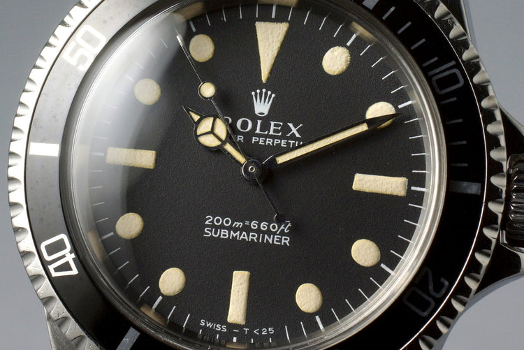 1967 Rolex Submariner 5513 Meters First with RSC Papers