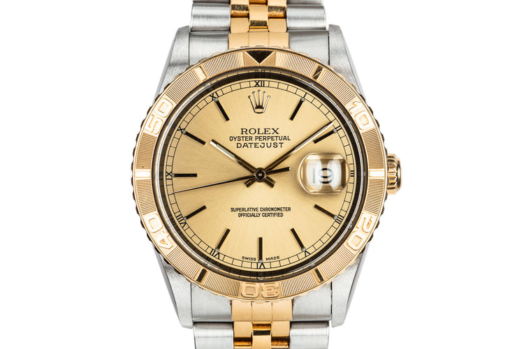 2001 Rolex Two-Tone DateJust "Thunderbird" 16263