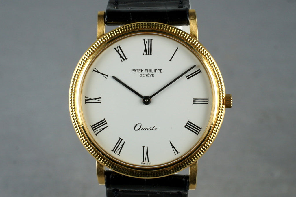Patek Philippe Quartz Calatrava Ref: 3744 with Box