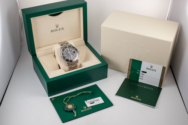2017 Rolex Sea-Dweller 126600 with Ceramic Bezel and Box and Papers