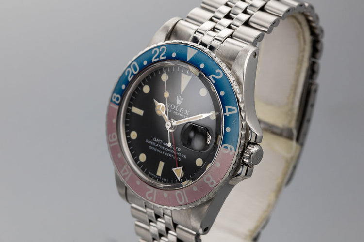 1968 Rolex GMT-Master 1675 "Pepsi" MK I Dial with Box and Papers
