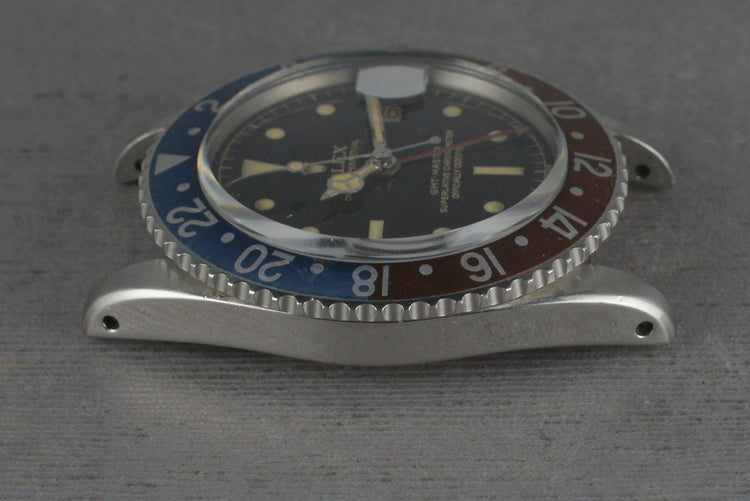 1960 Rolex GMT 1675 PCG with Glossy Gilt Chapter Ring Dial