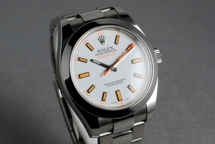 2007 Rolex Milgauss 116400 with Box and Papers