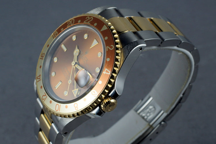 1991 Rolex 18K/SS Root Beer GMT-Master II 16713