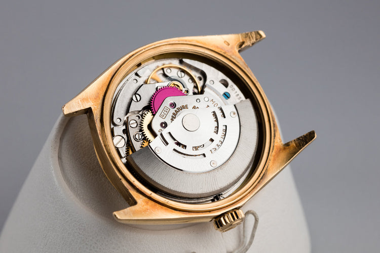 1968 Rolex 18K YG Day-Date 1803 Grey Dial with "Wide Boy" Markers