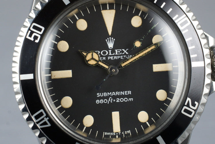 1979 Rolex Submariner 5513 Mark II Maxi Dial