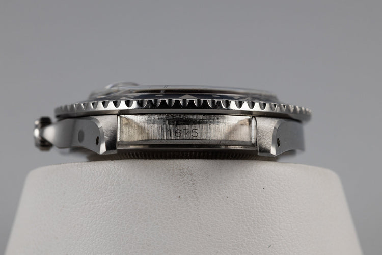 1961 Rolex GMT-Master 1675 with Gilt Chapter Ring Exclamation Dial and Arabic Date Disk
