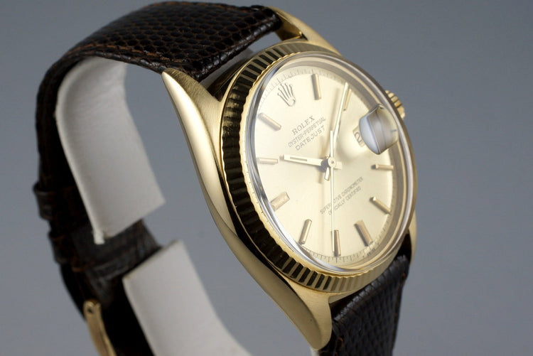 Vintage Rolex YG Datejust 1601
