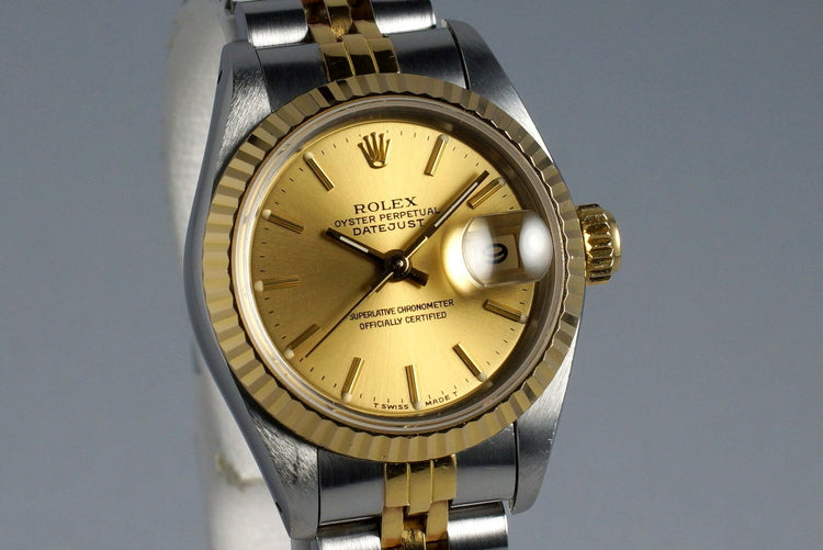 1987 Rolex Ladies Two Tone DateJust 69173 with Box and Papers
