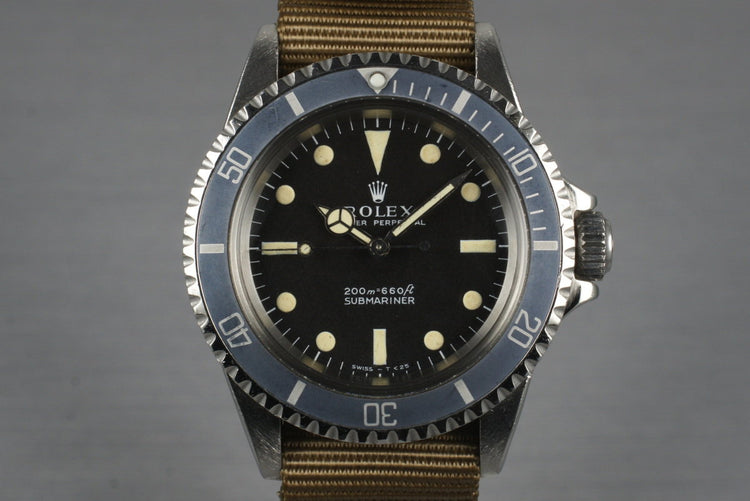 1967 Rolex Submariner 5513 Meters First