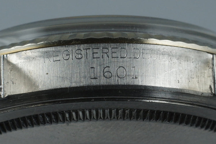 1969 Rolex DateJust 1601 Non Luminous Dial