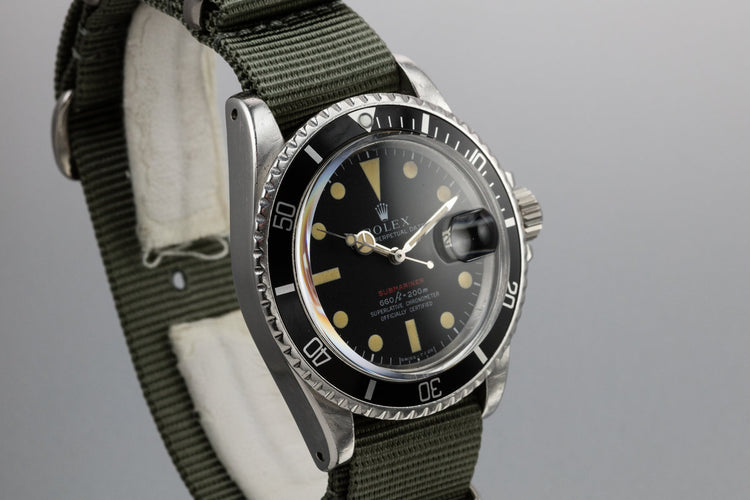 1971 Rolex Red Submariner 1680 with MK IV Dial