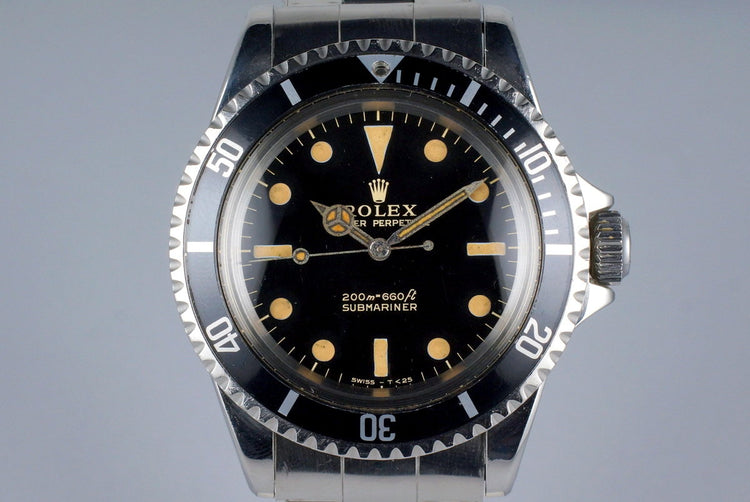 1965 Rolex Submariner 5513 Glossy Gilt Dial