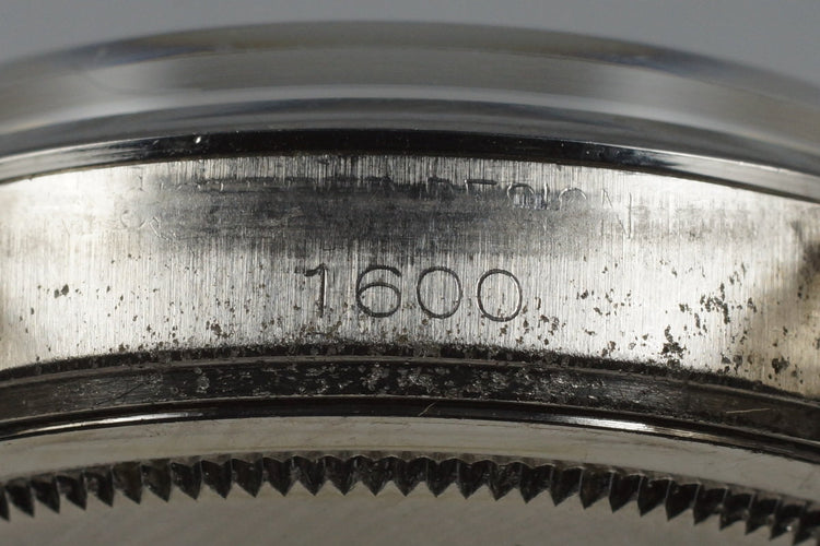 1969 Rolex DateJust 1600 Silver Dial