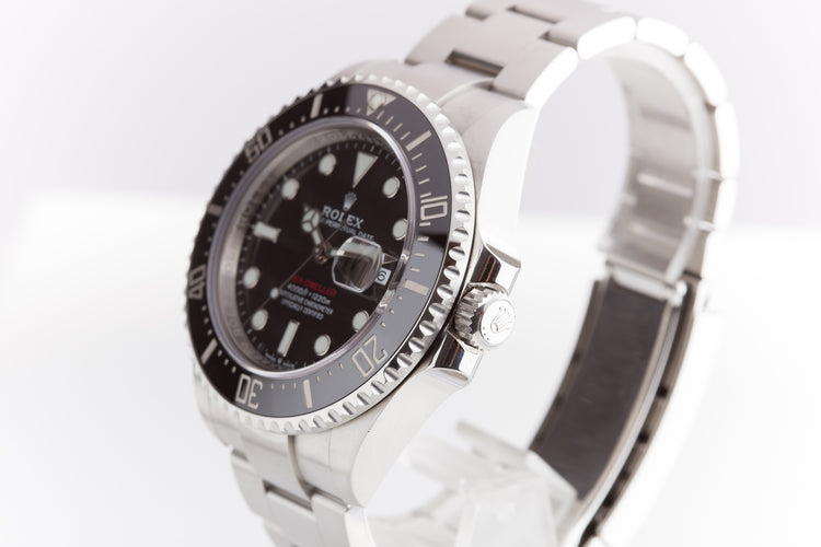2018 Rolex Red Sea-Dweller 126600 with Box, Booklets, Hangtags & Card