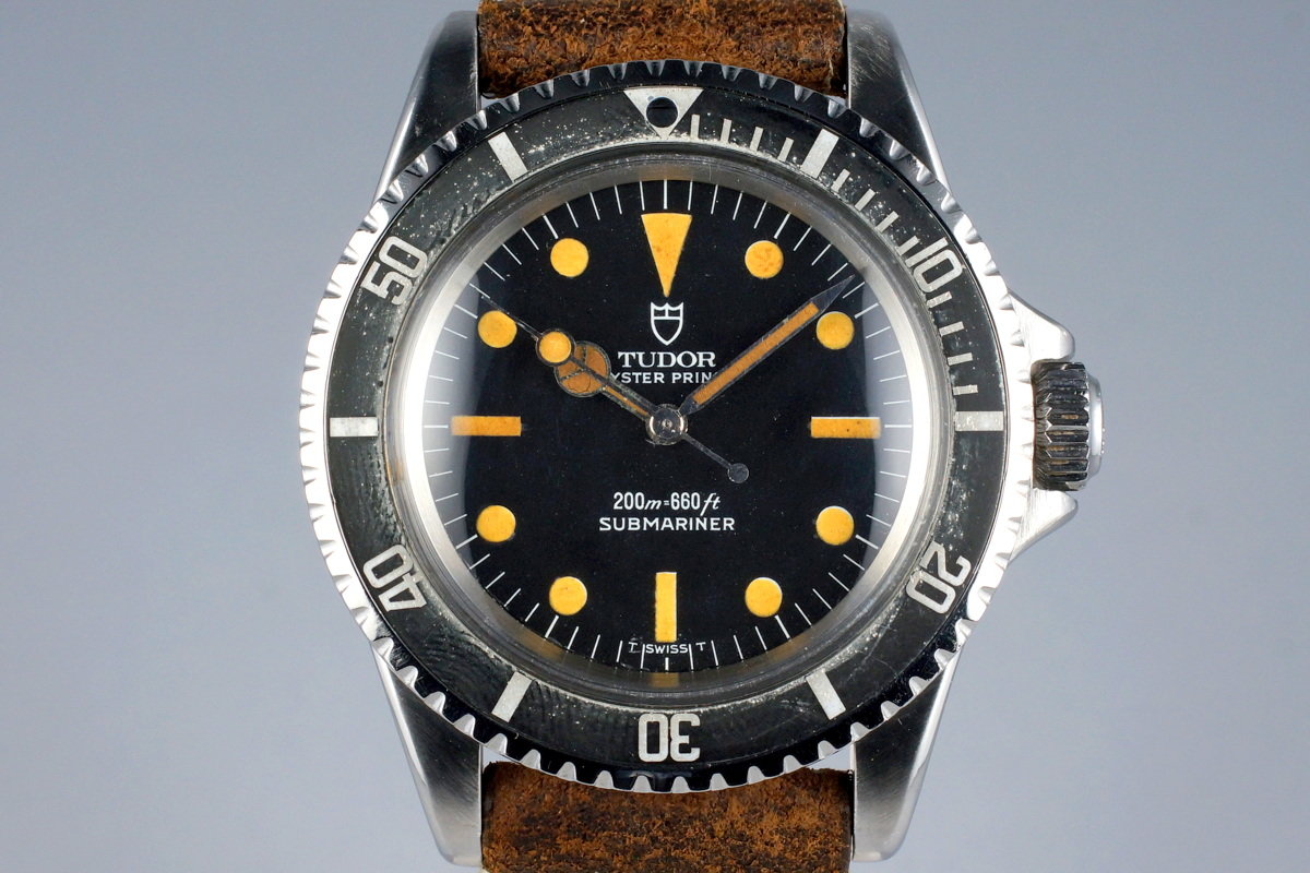 HQ Milton 1967 Tudor Submariner 7928 Creamy Orange Patina