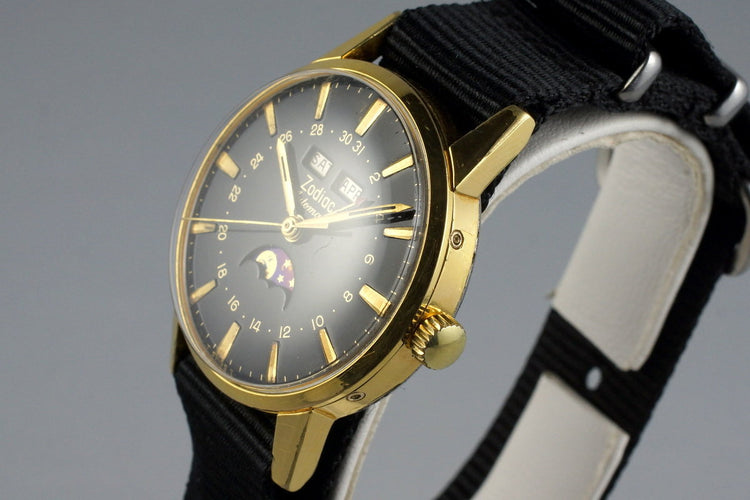 Late 1950’s Zodiac YG Triple Date Moonphase Automatic 743-908