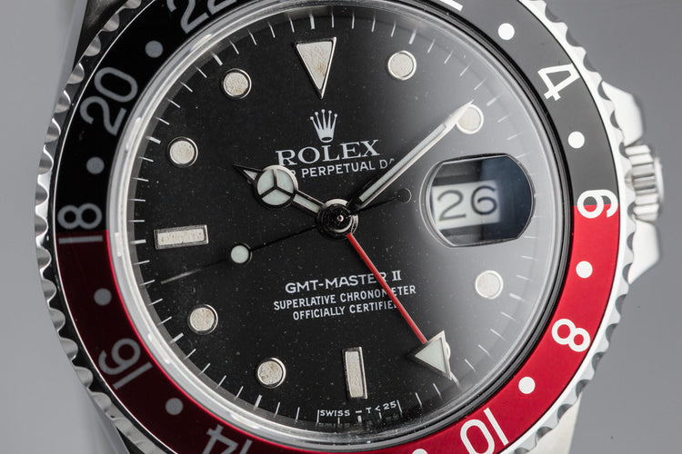 1985 Rolex Fat Lady GMT-Master II 16760 with "Star Dust" Dial and Box and Papers