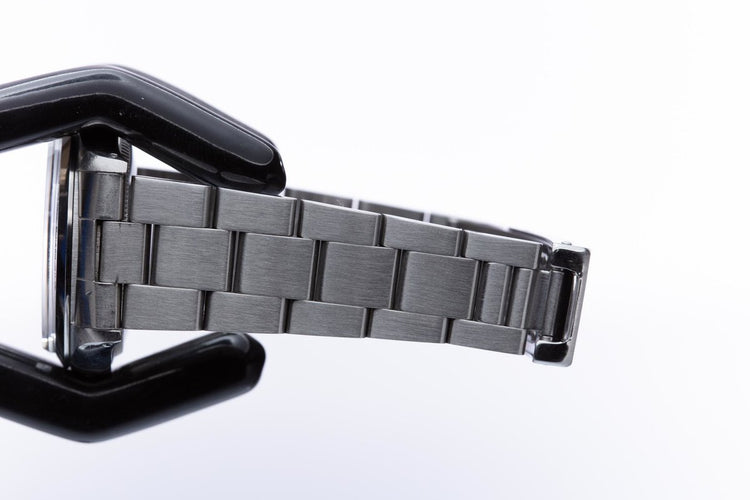 1987 Rolex Air-King 5500 Blue Stick Dial & Creamy Lume Plots with Box, Papers, Booklets, & Service Card