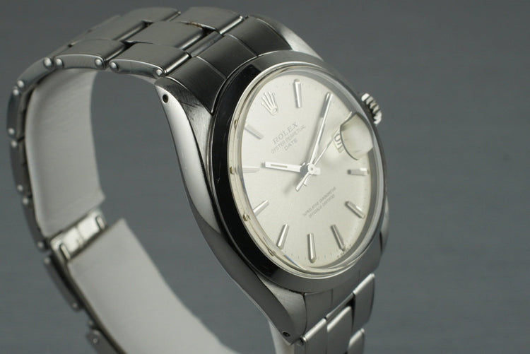 1969 Rolex Date 1500 Silver Dial with Box and Papers