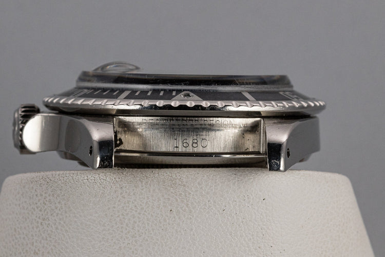 1969 Rolex Red Submariner 1680 MK IV Dial with Box and Double Punch Papers