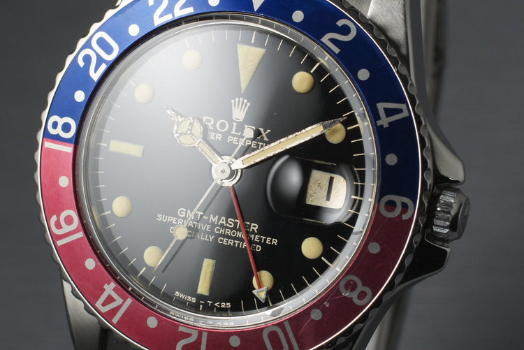 1963 Rolex PCG and Gilt GMT 1675 PCG with Box and Papers