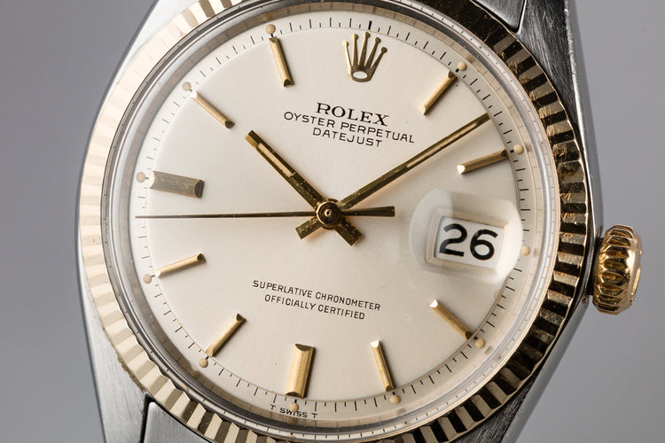 1969 Rolex Two-Tone DateJust 1601 Silver Dial