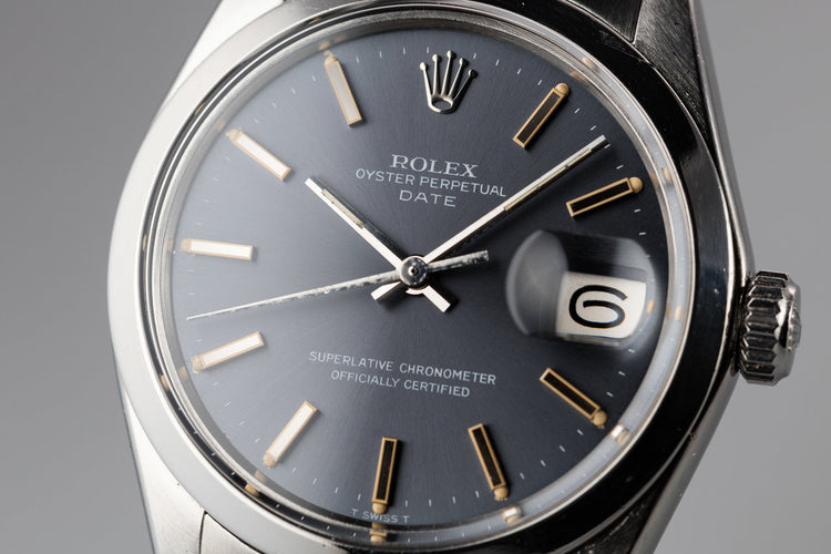 1971 Rolex Date 1500 Grey Dial