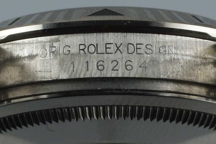 2003 Rolex DateJust Turnograph 116264 with Box and Papers