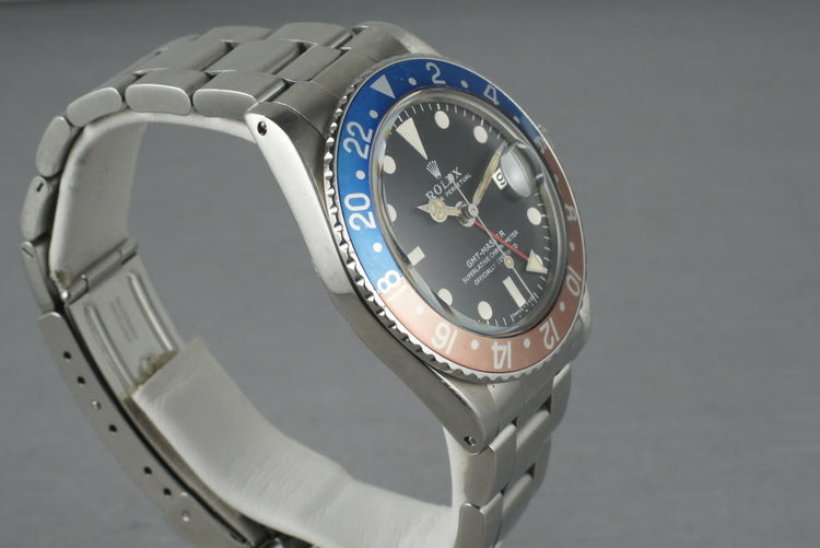 Rolex GMT 1675 Mark 1 with Double Punched Papers