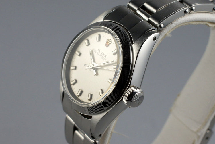 1969 Rolex Ladies Oyster Perpetual 6623 Silver Dial
