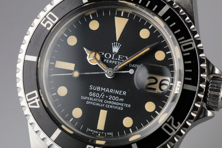1979 Rolex Submariner 1680 with Box, Papers, and Service Papers