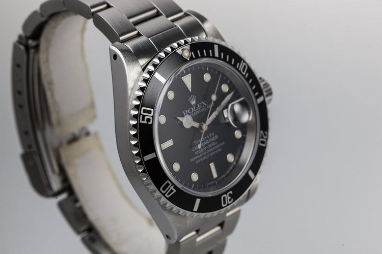 1995 Rolex Submariner 16610 "Tiffany & Co." Dial