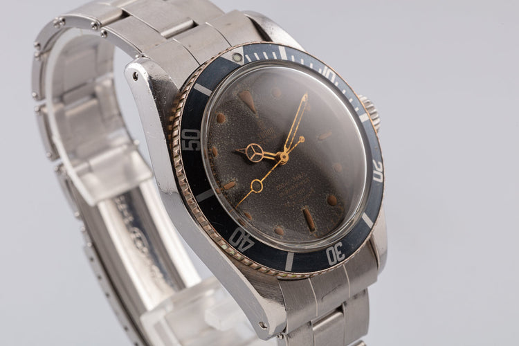 1958 Tudor Big Crown Submariner 7924 Gilt Dial