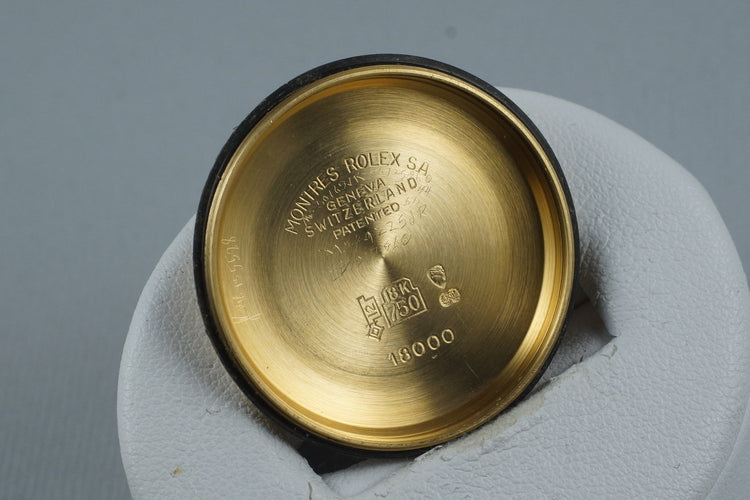 1978 Rolex YG Day Date 18038 with Albino Dial