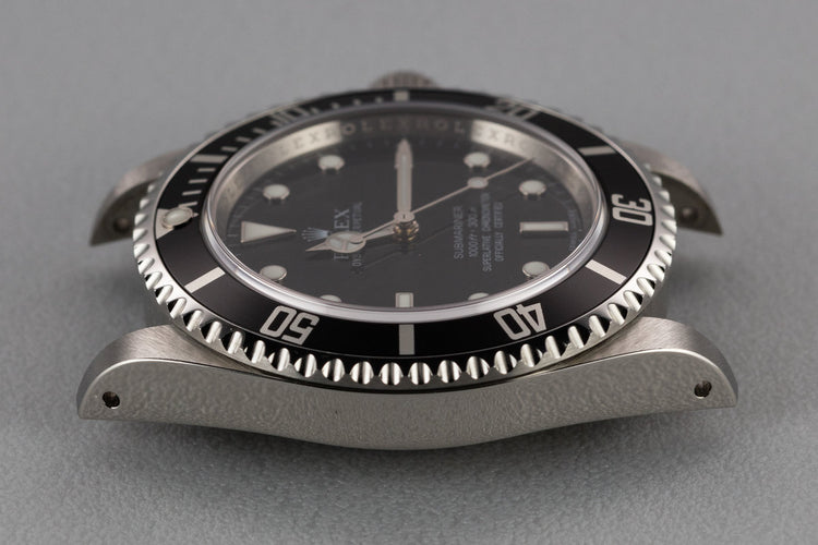 2011 Rolex Submariner 14060M Four Line Dial with Box and Papers