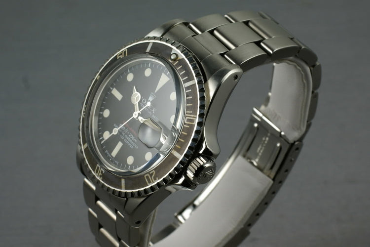 Rolex Red Submariner 1680 Mark V with Service Papers