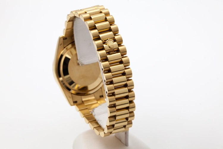 2005 Rolex YG Day-Date 118238A with Gold with Diamond