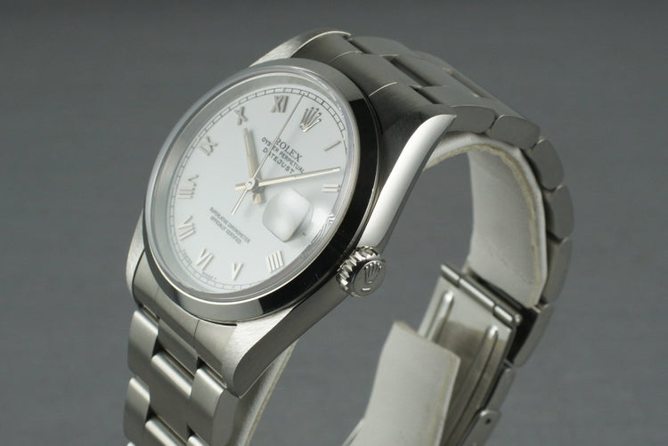 Rolex Stainless Steel Datejust 16200 with Box and Papers