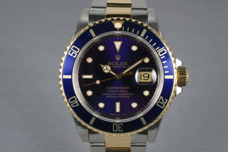 1991 Rolex Two Tone Submariner 16613