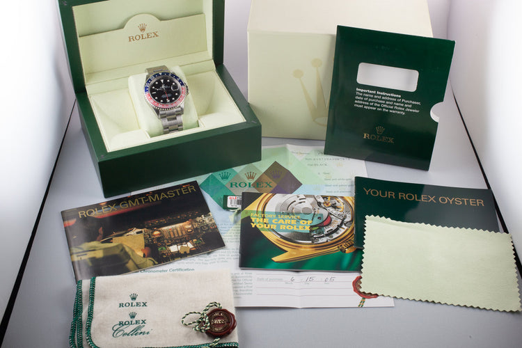 2003 Rolex GMT-Master II 16710 with Box and Papers