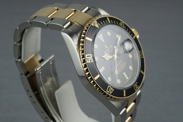 2007 Rolex Two Tone Submariner 16613LN with Box and Papers