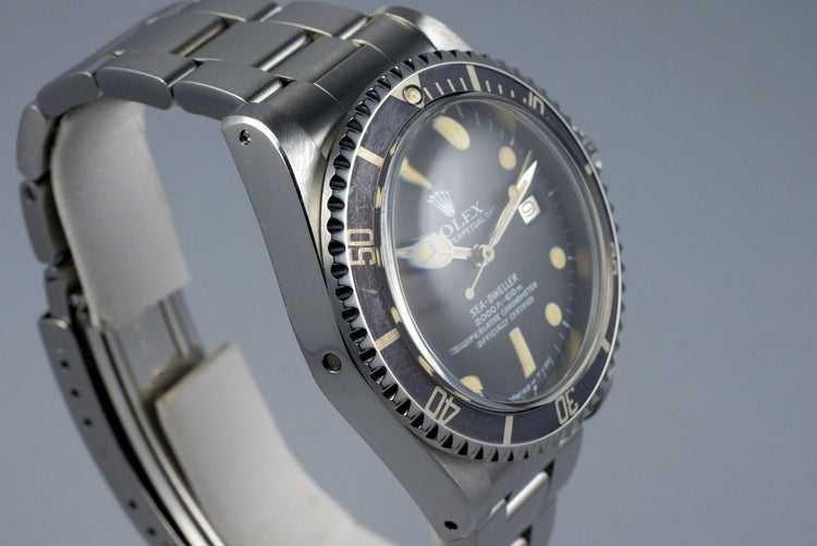 1978 Rolex Sea Dweller 1665 Mark I Dial