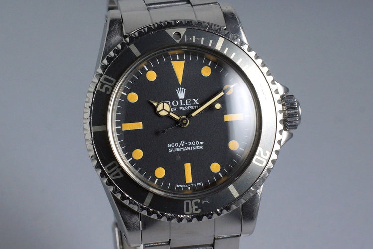 1970 Rolex Submariner 5513 Serif Dial