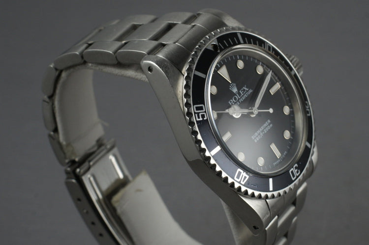 1988 Rolex Submariner 5513 with Box and Papers