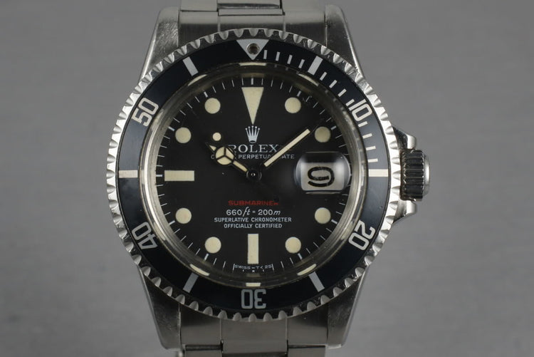 1971 Rolex Red Submariner 1680 Mark V