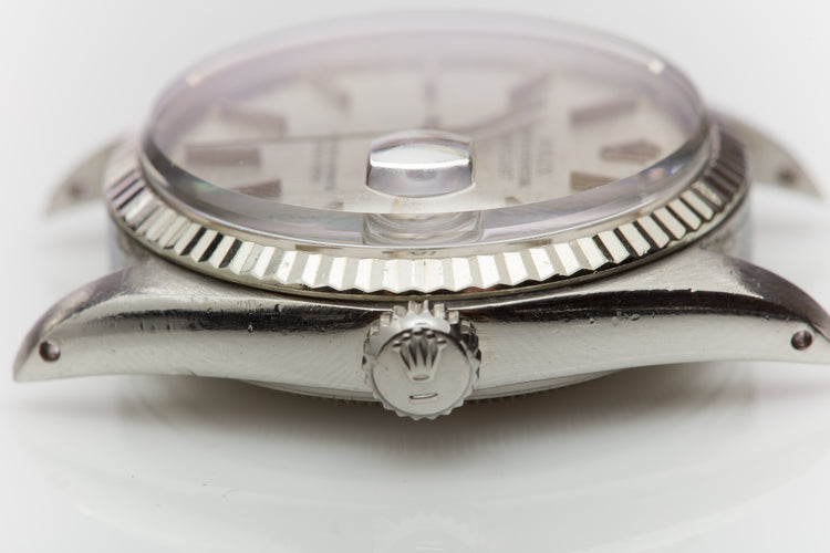 1983 ROLEX DateJust 16014 with Silver Linen Dial
