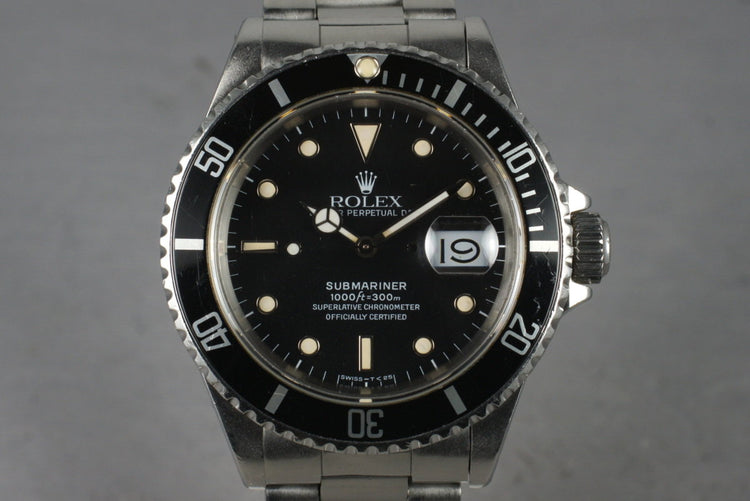 1990 Rolex Submariner 16610