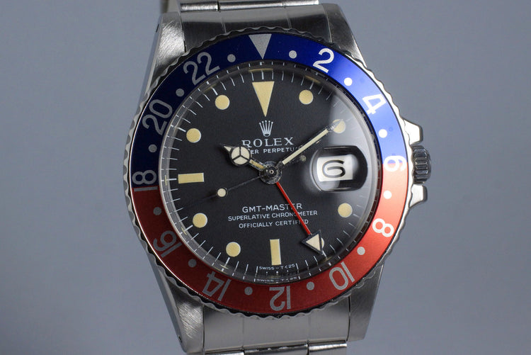 1971 Rolex GMT 1675 Mark I Dial