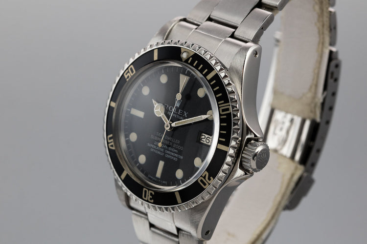 1967 Rolex Patent Pending Sea-Dweller 1665 with Mark 1 Double Red Dial